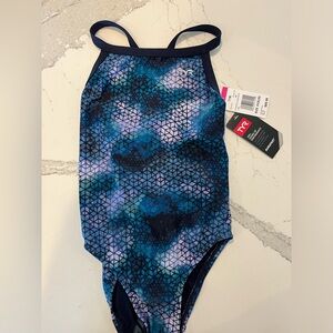 NWT TYR Diamondfit Girls Swimsuit Size 26